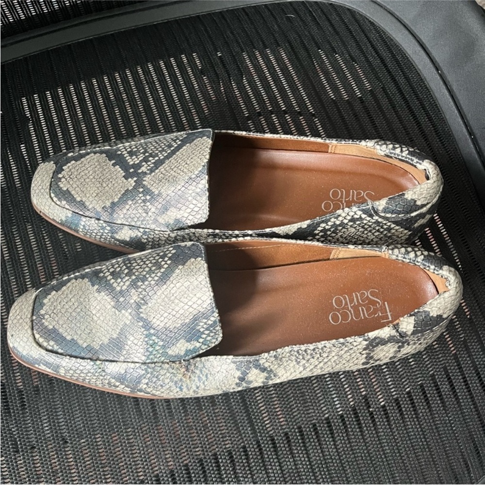 Franco Sarto Women's Snakeskin Loafers